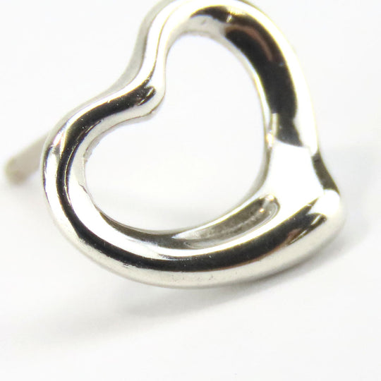 TIFFANY&Co. Pierce Silver925, K14 Gold Silver Open heart Women Used Authentic