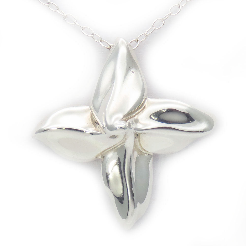 TIFFANY&Co. Necklace Silver925 Silver poinsettia Women Used Authentic