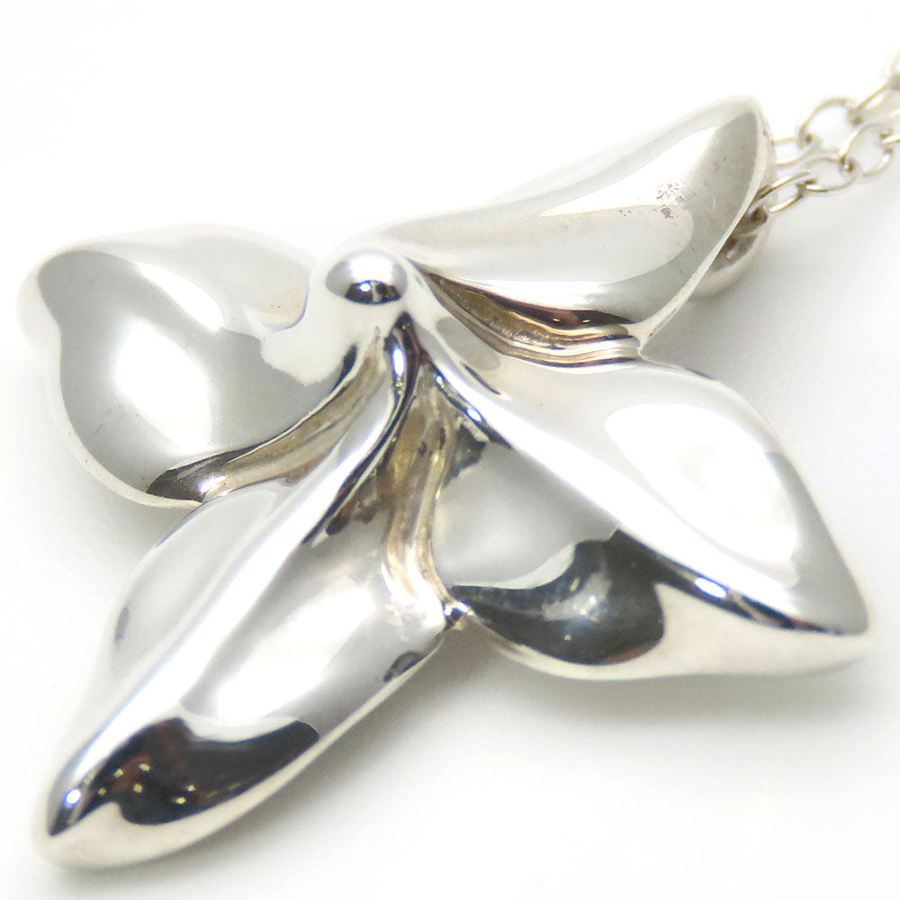 TIFFANY&Co. Necklace Silver925 Silver poinsettia Women Used Authentic