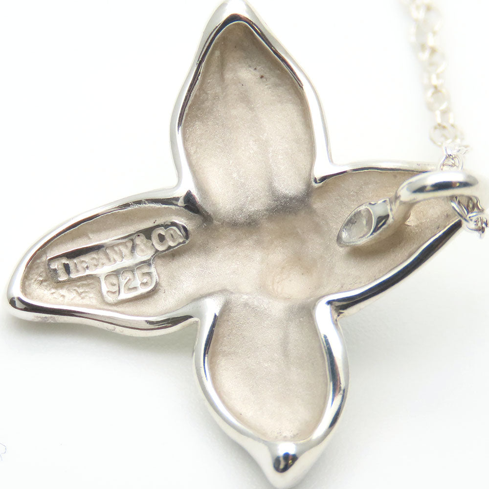 TIFFANY&Co. Necklace Silver925 Silver poinsettia Women Used Authentic