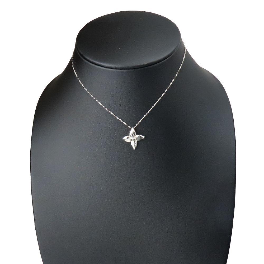 TIFFANY&Co. Necklace Silver925 Silver poinsettia Women Used Authentic