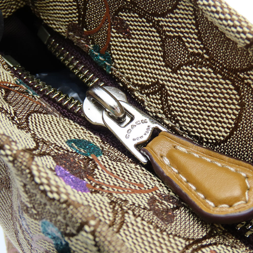 COACH Tote Bag F30604 canvas multicolor Women Used Authentic