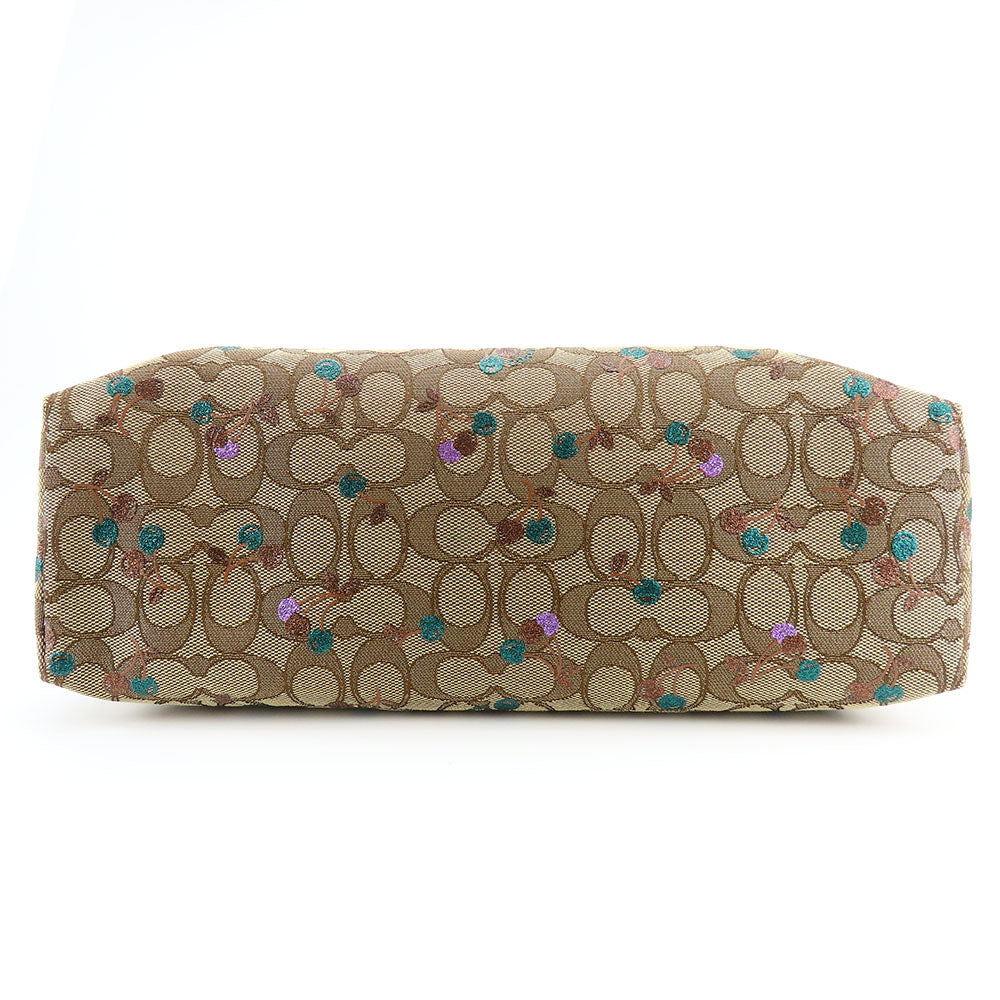 COACH Tote Bag F30604 canvas multicolor Women Used Authentic