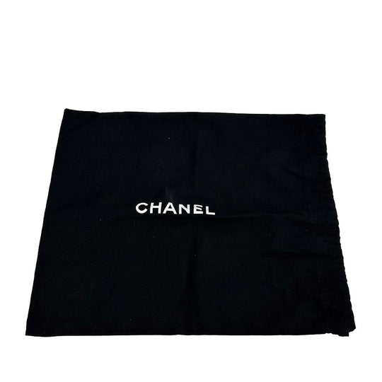 CHANEL Shoulder Bag leather black La Pauza Women Used Authentic