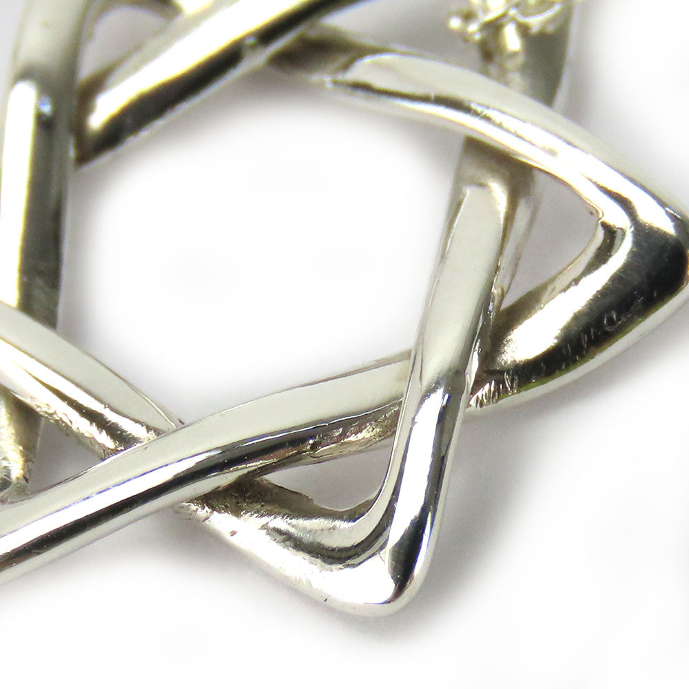 TIFFANY&Co. Necklace Sterling Silver Silver Star of david Women Used Authentic