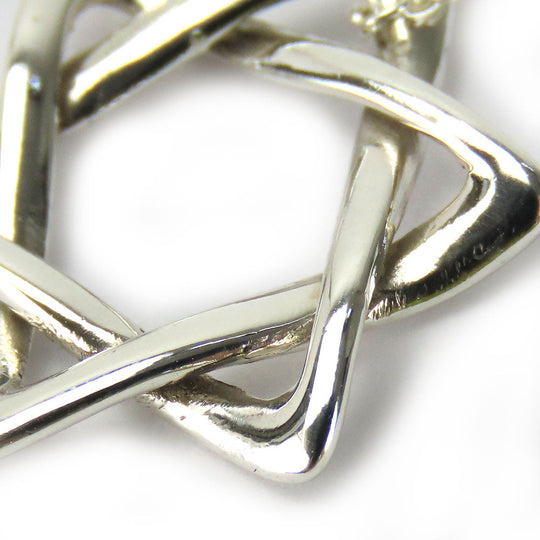 TIFFANY&Co. Necklace Sterling Silver Silver Star of david Women Used Authentic