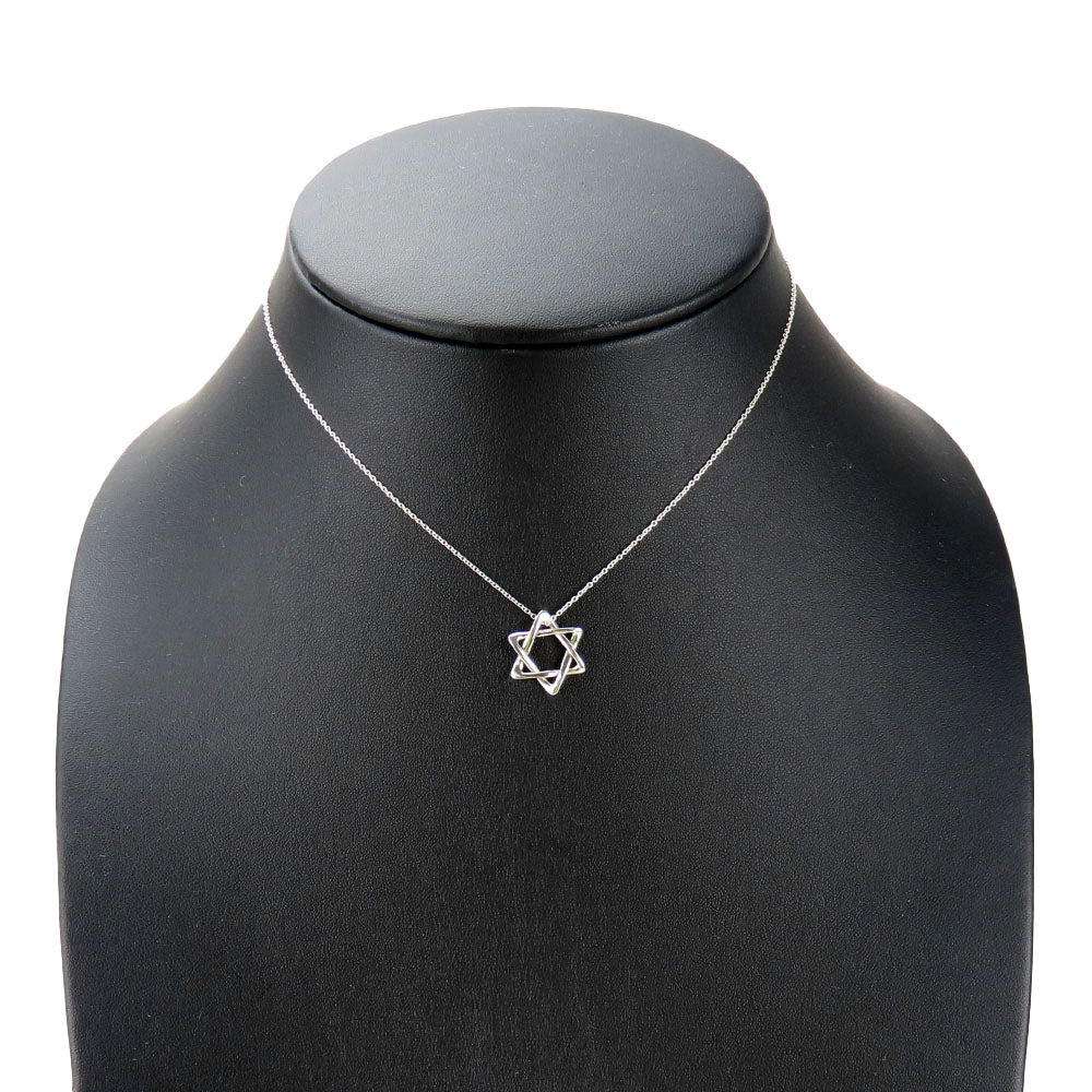 TIFFANY&Co. Necklace Sterling Silver Silver Star of david Women Used Authentic