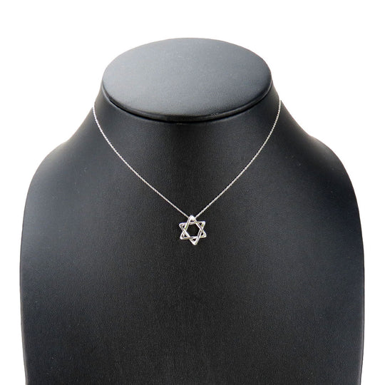 TIFFANY&Co. Necklace Sterling Silver Silver Star of david Women Used Authentic