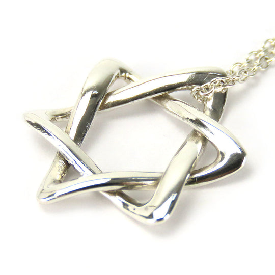TIFFANY&Co. Necklace Sterling Silver Silver Star of david Women Used Authentic