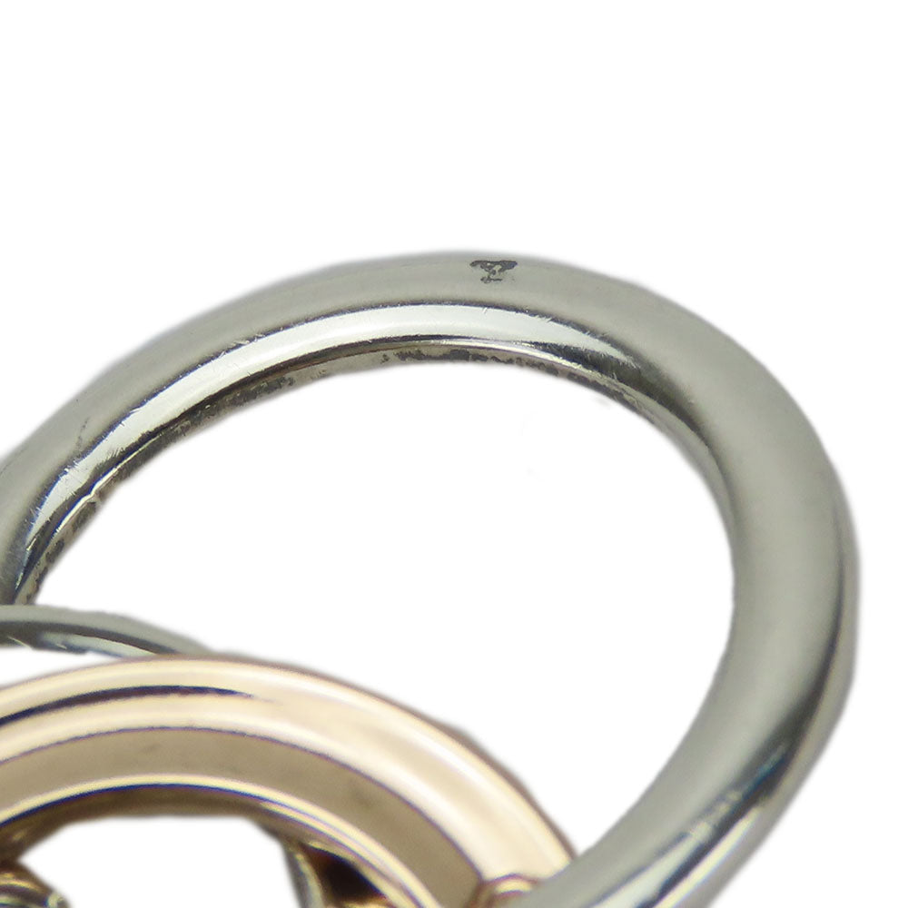 TIFFANY&Co. Necklace Silver925, Rubedo Metal Silver 1837 Interlocking circle Women Used Authentic