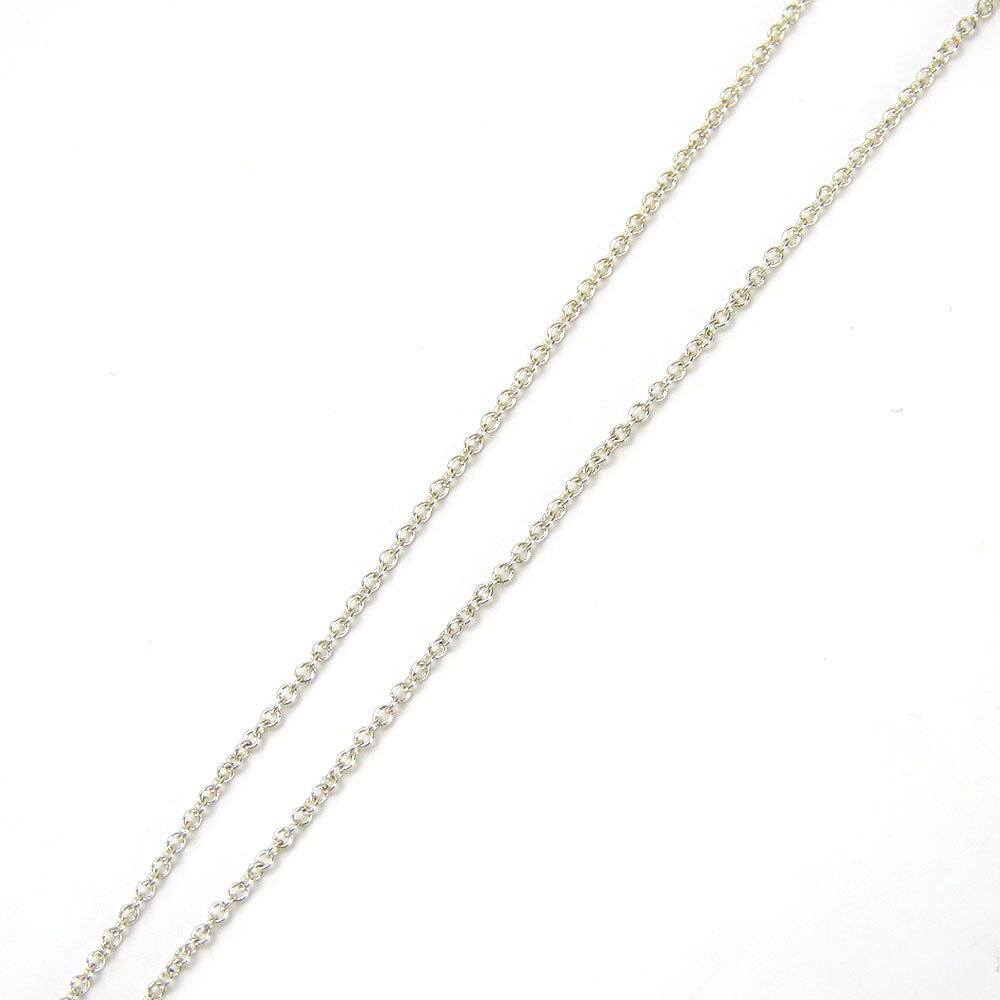 TIFFANY&Co. Necklace Silver925, Rubedo Metal Silver 1837 Interlocking circle Women Used Authentic