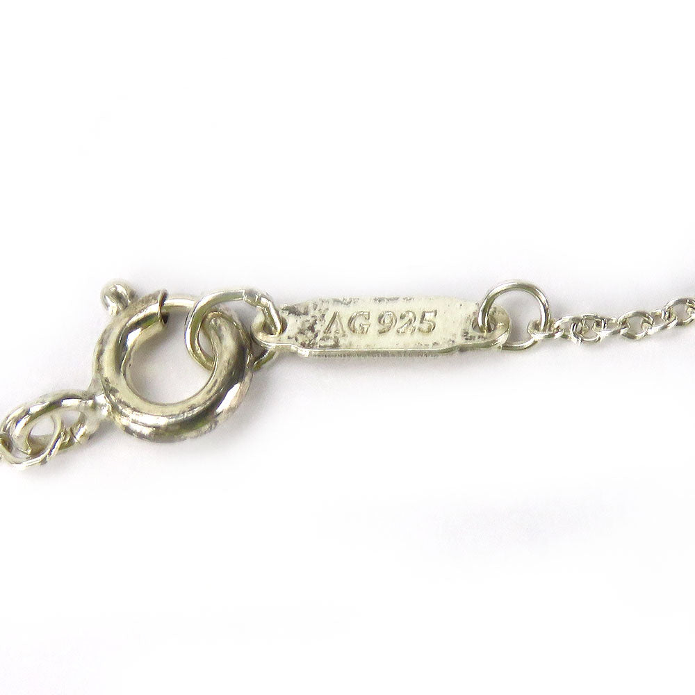 TIFFANY&Co. Necklace Silver925, Rubedo Metal Silver 1837 Interlocking circle Women Used Authentic