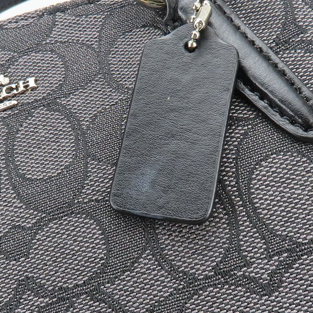 COACH Handbag F27580 Canvas, Leather black Women Used Authentic