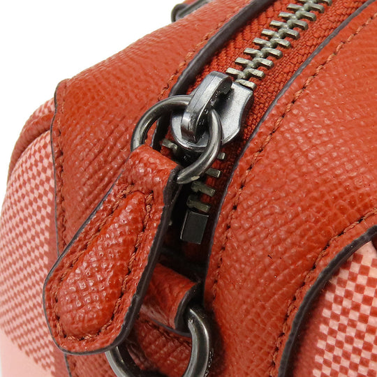 COACH Handbag F26146 leather pink Mini Boston Women Used Authentic