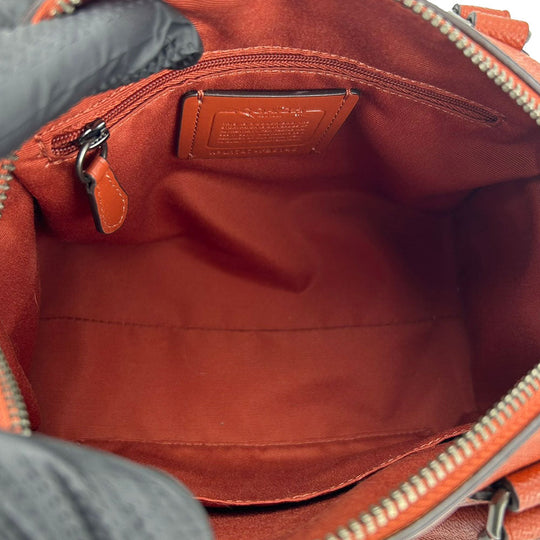 COACH Handbag F26146 leather pink Mini Boston Women Used Authentic