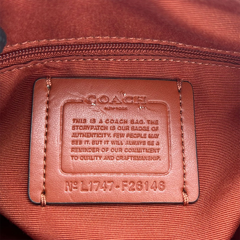 COACH Handbag F26146 leather pink Mini Boston Women Used Authentic