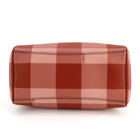 COACH Handbag F26146 leather pink Mini Boston Women Used Authentic