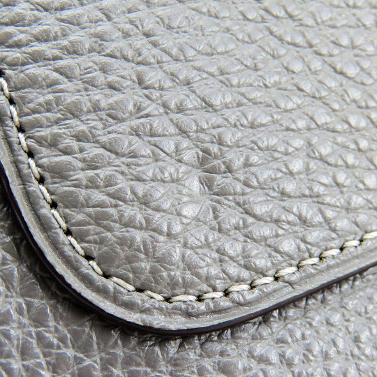 COACH Handbag F31466 leather gray Women Used Authentic