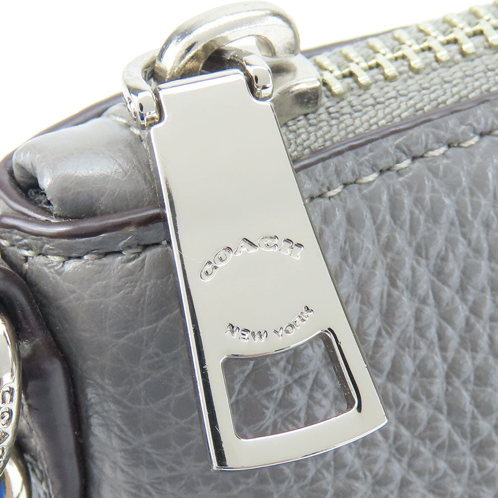 COACH Handbag F31466 leather gray Women Used Authentic