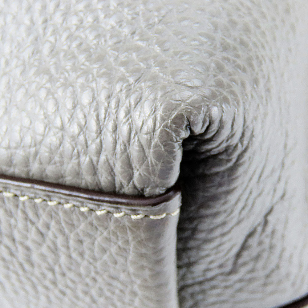 COACH Handbag F31466 leather gray Women Used Authentic