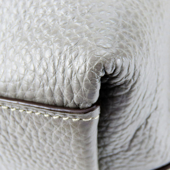 COACH Handbag F31466 leather gray Women Used Authentic