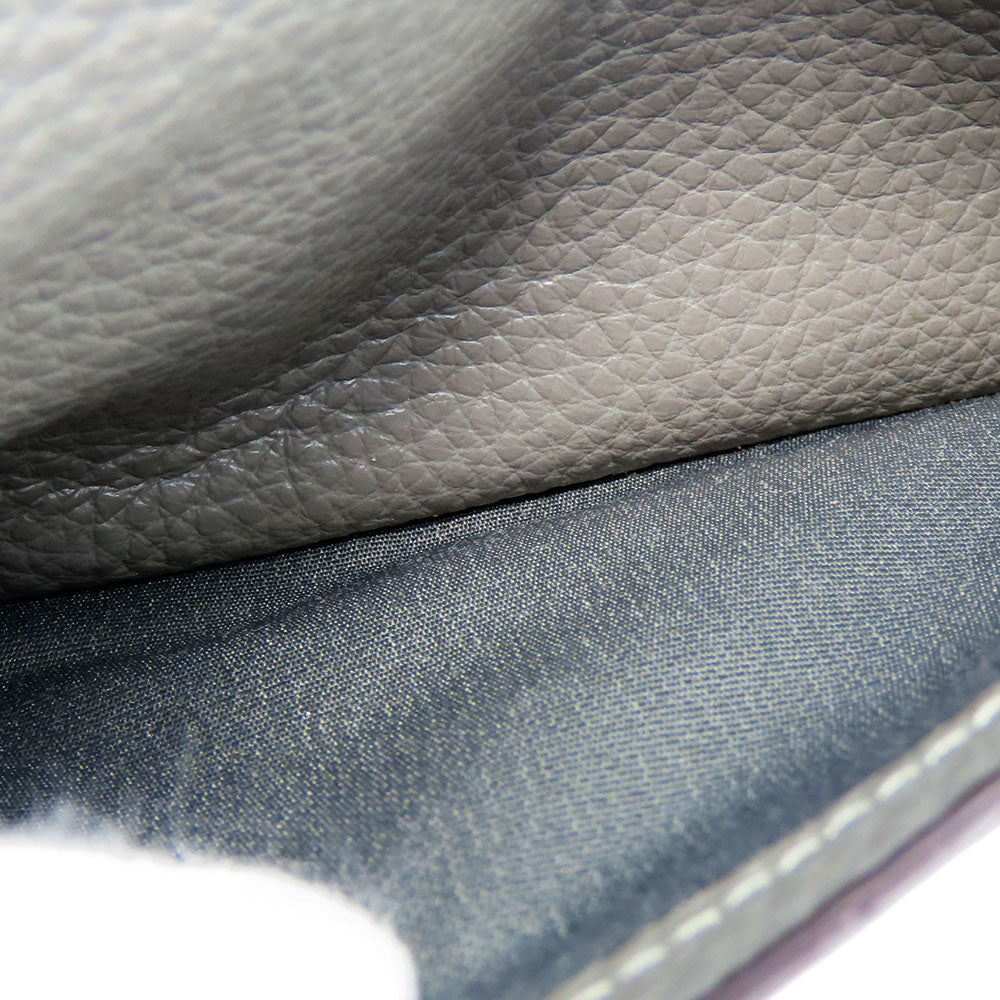 COACH Handbag F31466 leather gray Women Used Authentic