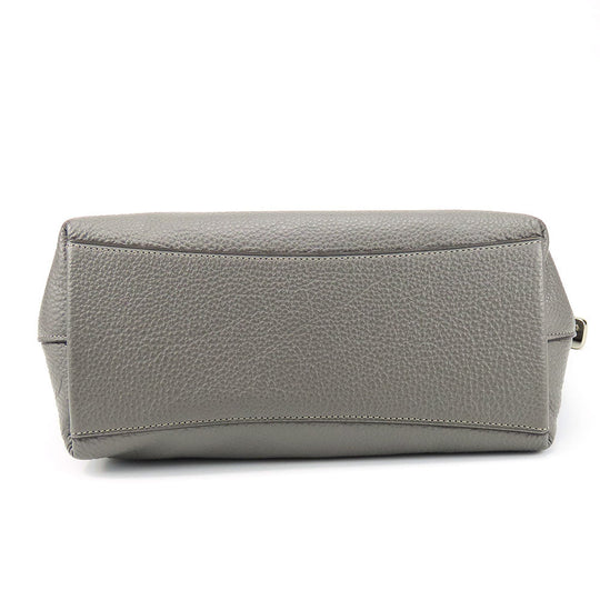 COACH Handbag F31466 leather gray Women Used Authentic