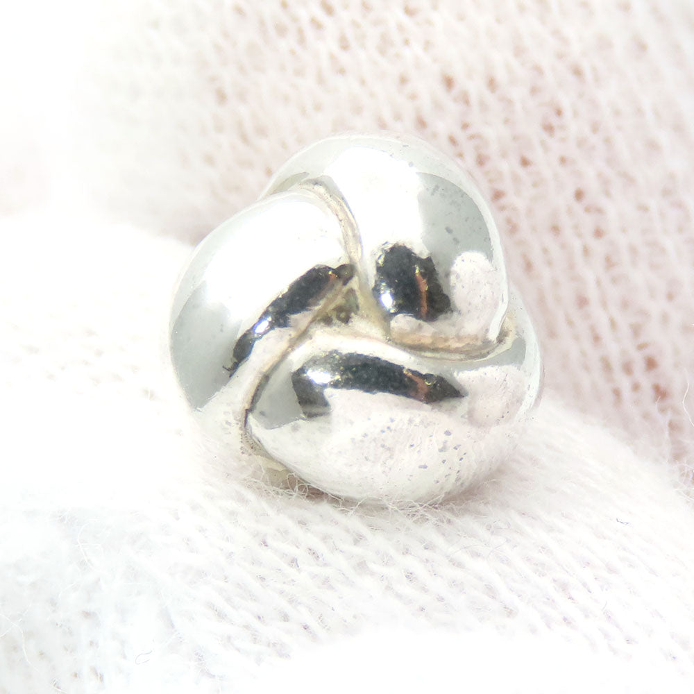 TIFFANY&Co. Pierce Silver925 Silver Knot Earrings Women Used Authentic