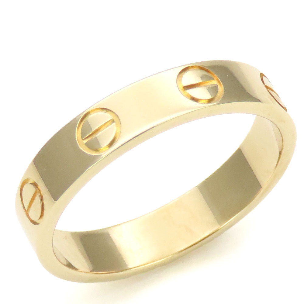 CARTIER Ring CRB40850 K18 yellow gold Yellow Gold Mini love Women Used Authentic