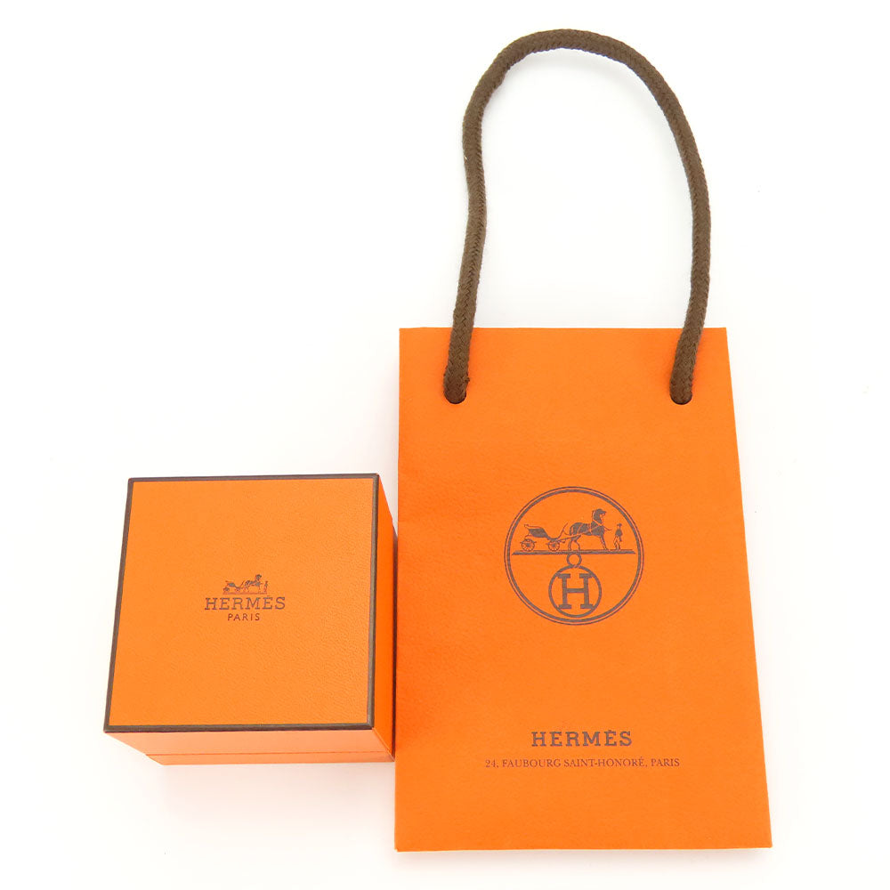 HERMES Ring H109507B Silver925 Silver Anchene Chene Dunkle Women Used Authentic