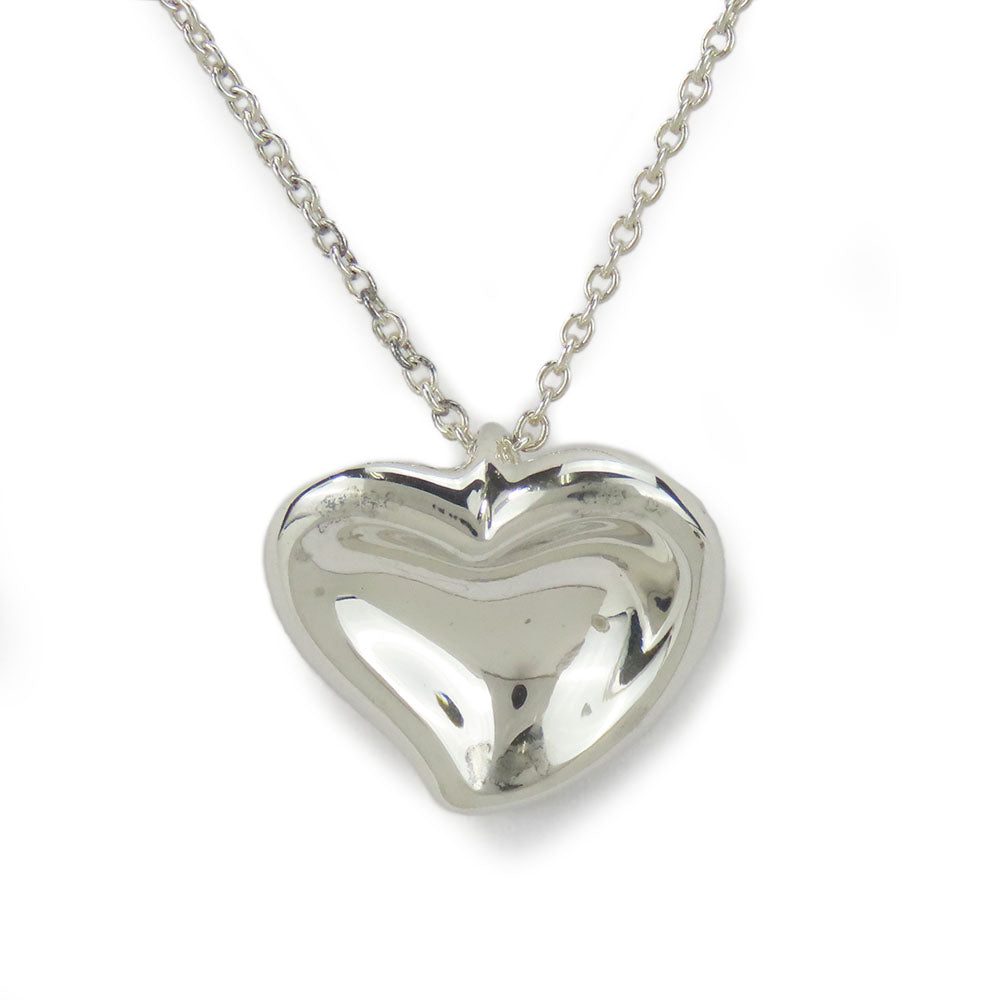 TIFFANY&Co. Necklace Silver925 Silver Full heart Women Used Authentic