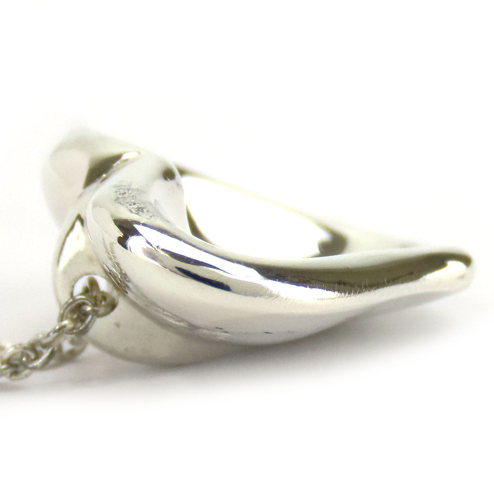 TIFFANY&Co. Necklace Silver925 Silver Full heart Women Used Authentic