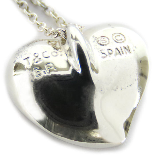 TIFFANY&Co. Necklace Silver925 Silver Full heart Women Used Authentic