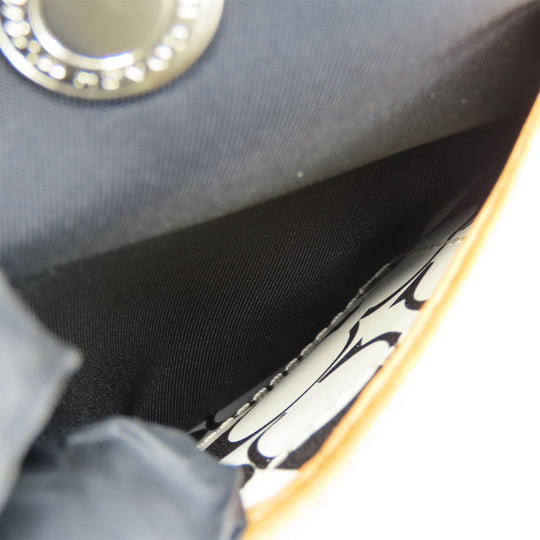 COACH Handbag 5078 Nylon, Leather Red, White Women Used Authentic