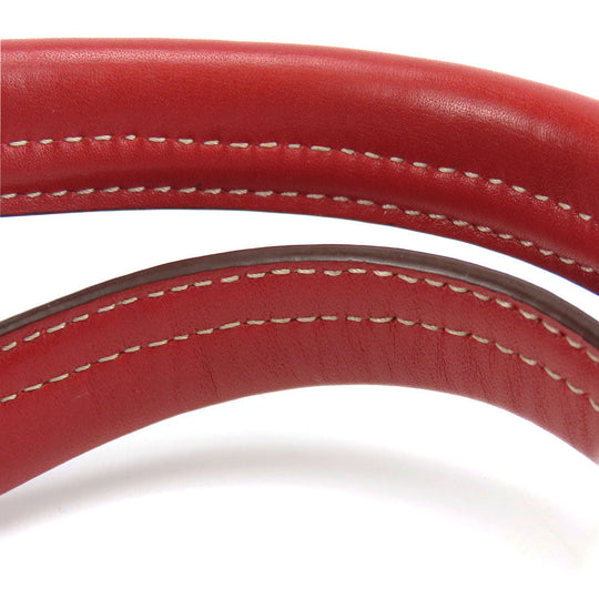 COACH Handbag 5078 Nylon, Leather Red, White Women Used Authentic