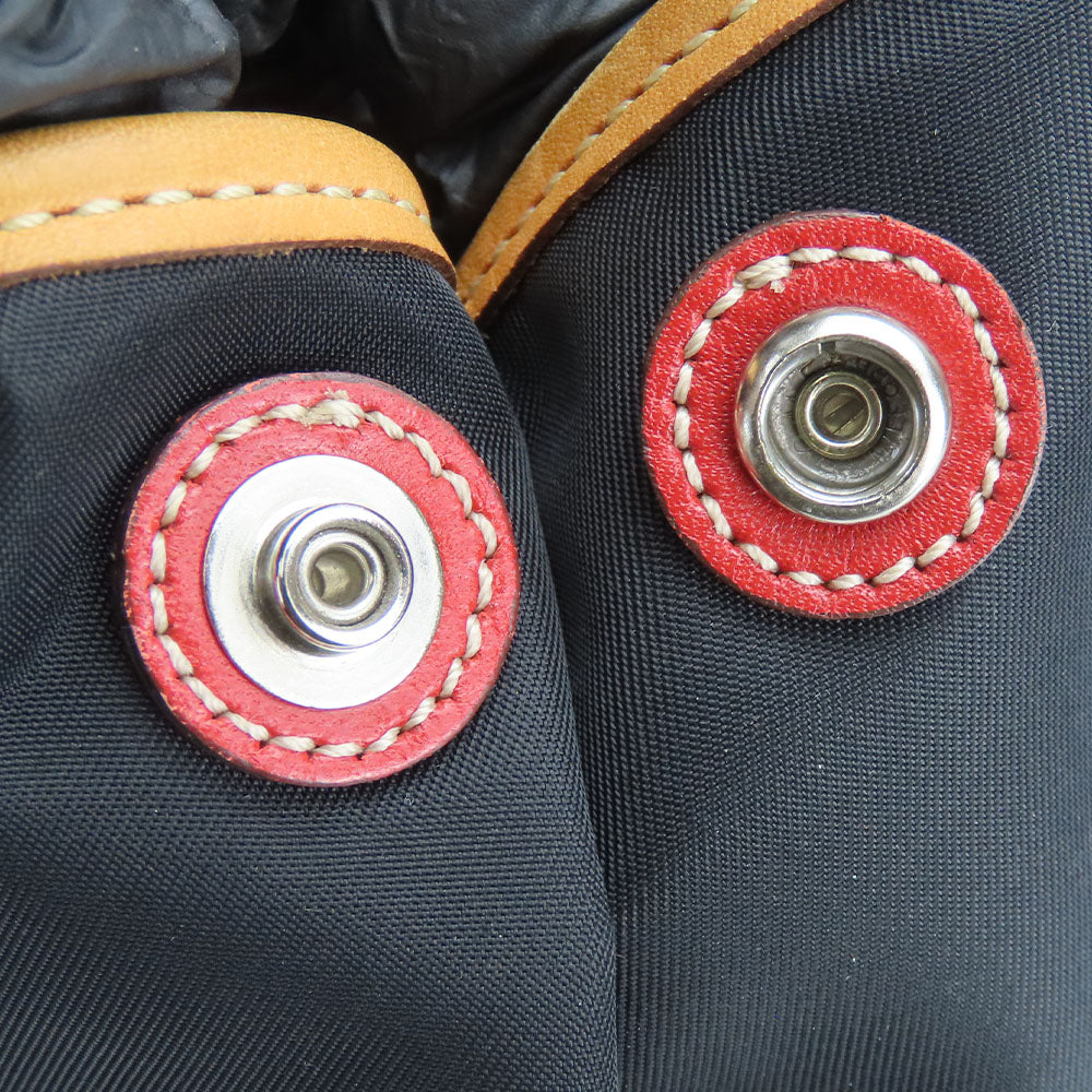 COACH Handbag 5078 Nylon, Leather Red, White Women Used Authentic