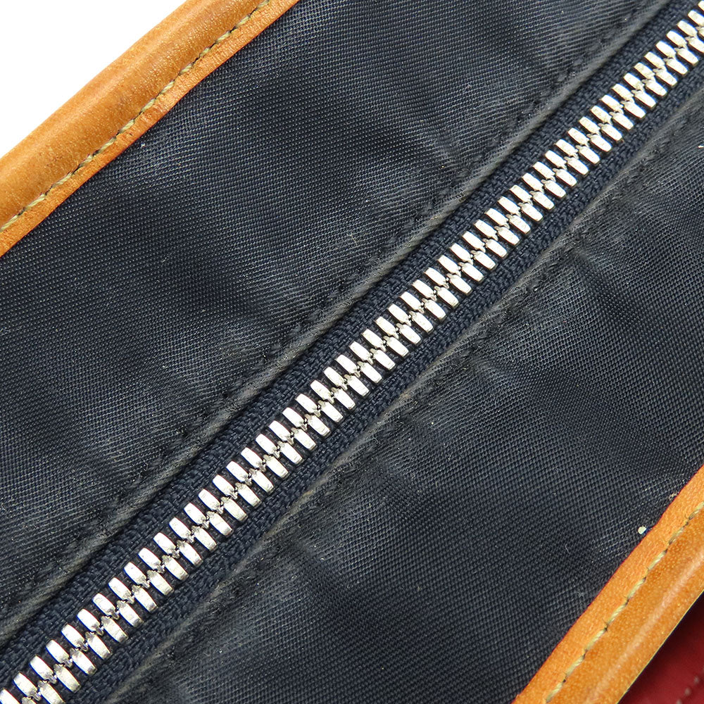 COACH Handbag 5078 Nylon, Leather Red, White Women Used Authentic