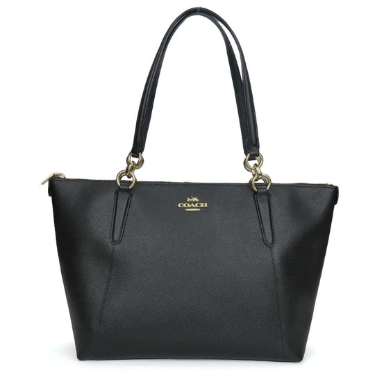 COACH Tote Bag F57526 leather black Women Used Authentic