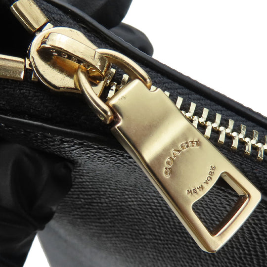 COACH Tote Bag F57526 leather black Women Used Authentic