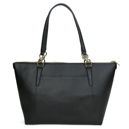 COACH Tote Bag F57526 leather black Women Used Authentic