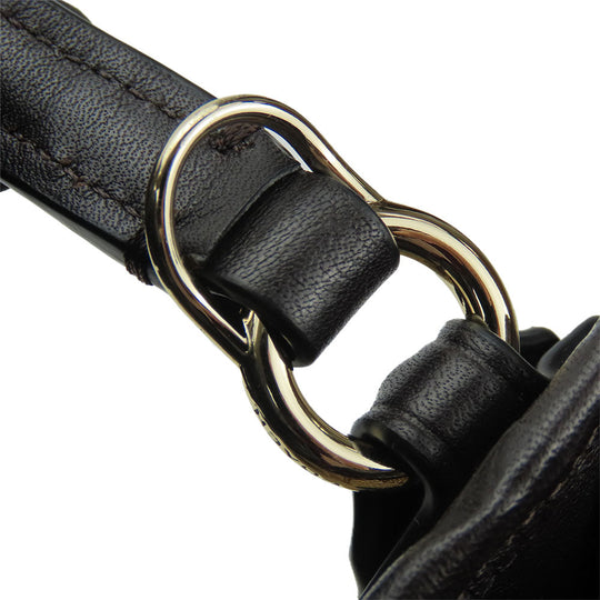 COACH Handbag 36370 Canvas, Leather Brown Signature Women Used Authentic