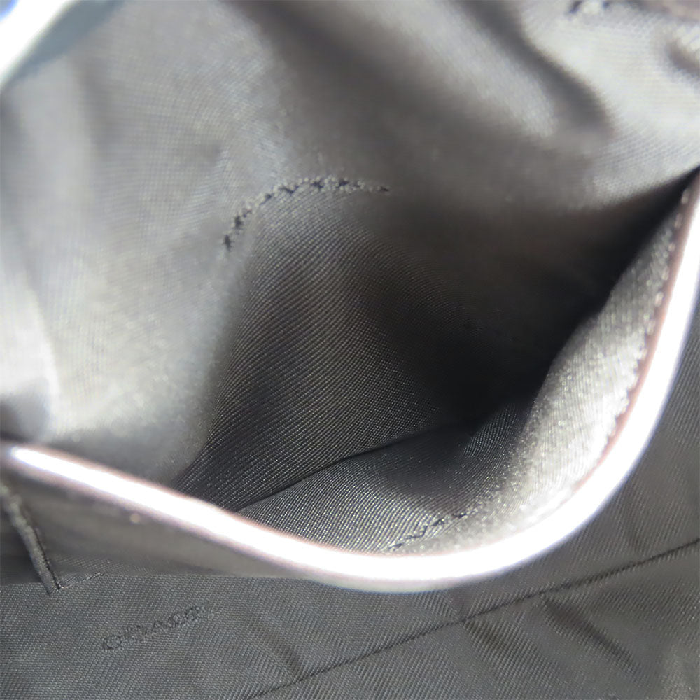 COACH Handbag 36370 Canvas, Leather Brown Signature Women Used Authentic