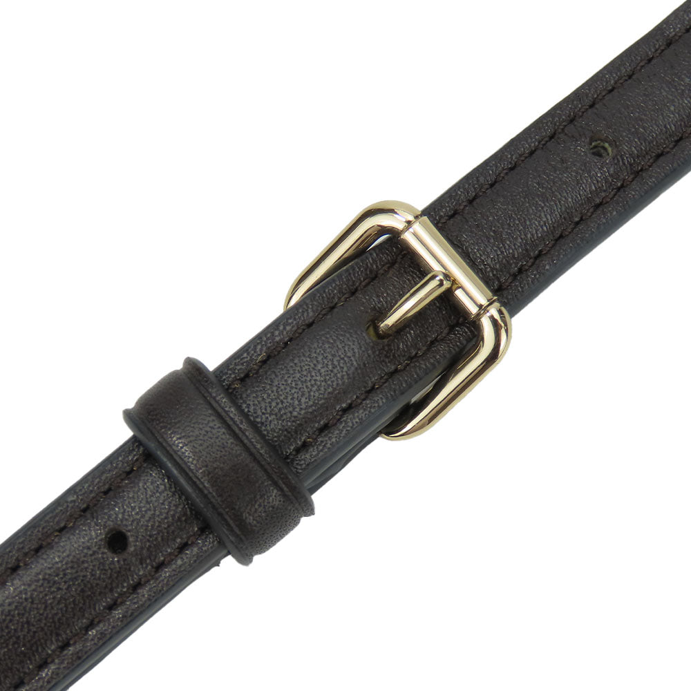 COACH Handbag 36370 Canvas, Leather Brown Signature Women Used Authentic