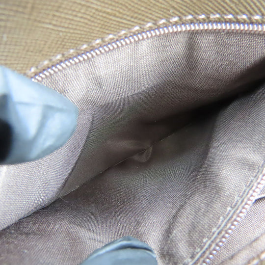 BURBERRY Shoulder Bag Canvas, Leather beige Women Used Authentic