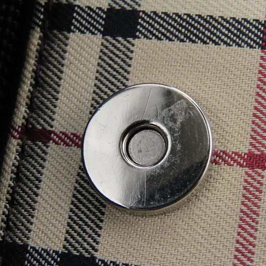 BURBERRY Shoulder Bag Canvas, Leather beige Women Used Authentic