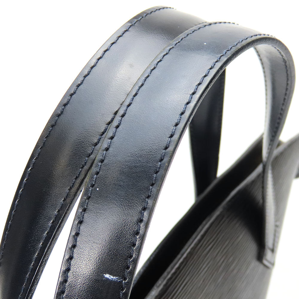 LOUIS VUITTON Tote Bag M52272 Epi Leather black Sun jack Women Used Authentic