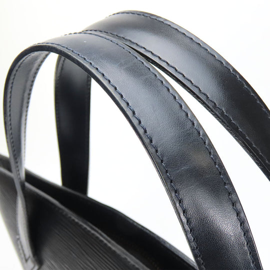 LOUIS VUITTON Tote Bag M52272 Epi Leather black Sun jack Women Used Authentic
