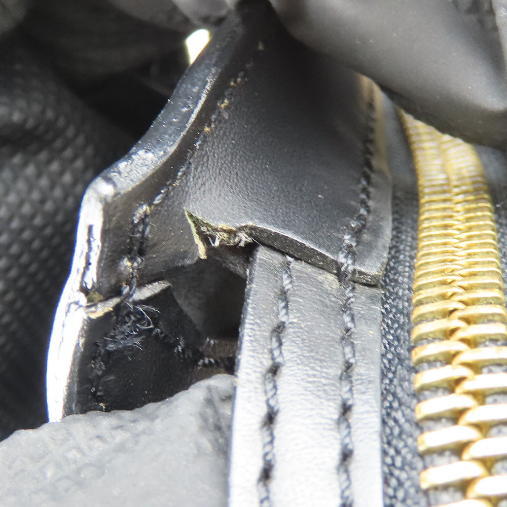 LOUIS VUITTON Tote Bag M52272 Epi Leather black Sun jack Women Used Authentic