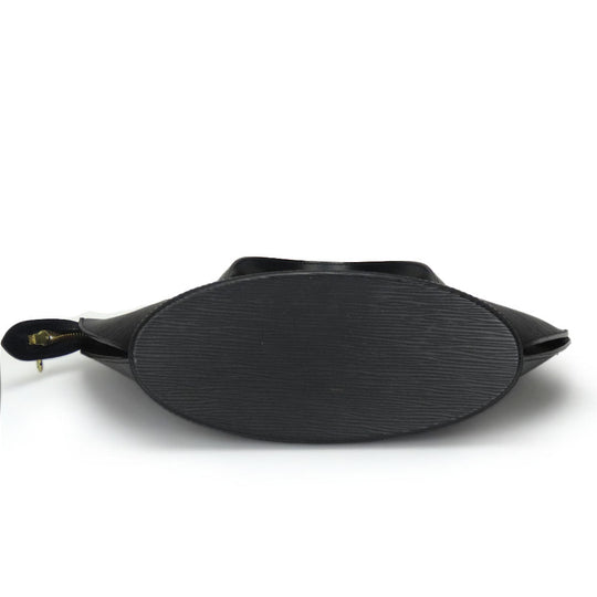 LOUIS VUITTON Tote Bag M52272 Epi Leather black Sun jack Women Used Authentic