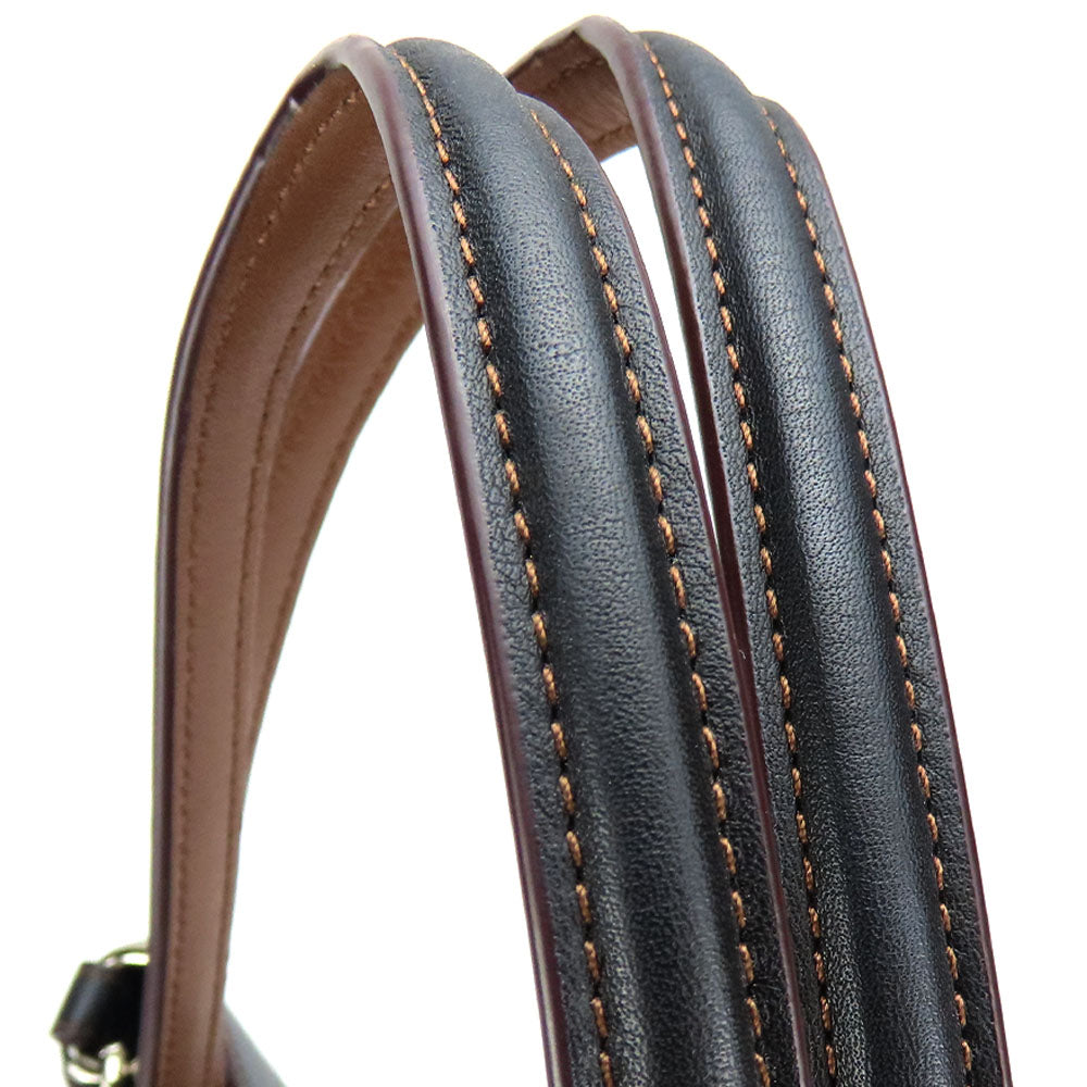 COACH Tote Bag F57540 Canvas, Leather black Women Used Authentic